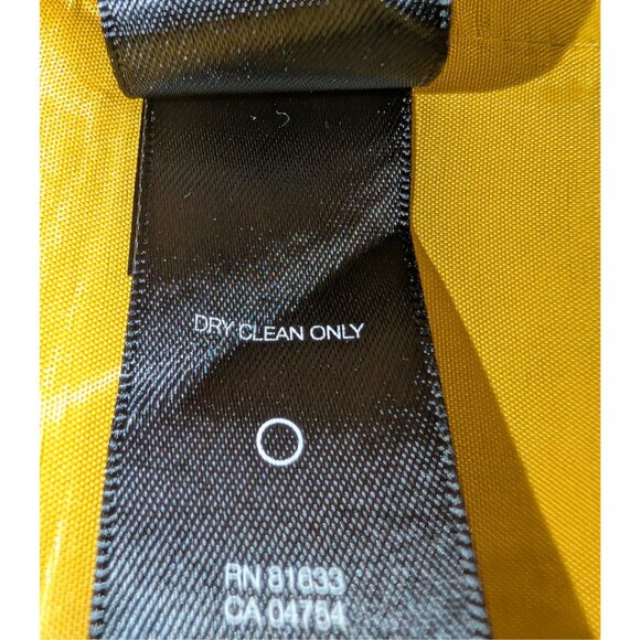 Kenneth Cole Gold Yellow Belted Trench Coat - Picture 5 of 6